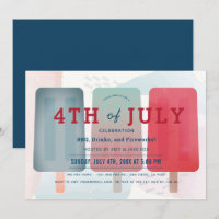 Red & Blue Popsicle 4th of July Party