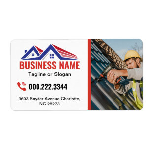 Red Blue Roofing House Building Photo 
