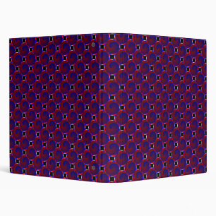 Red & Blue Spiral by Kenneth Yoncich Binder