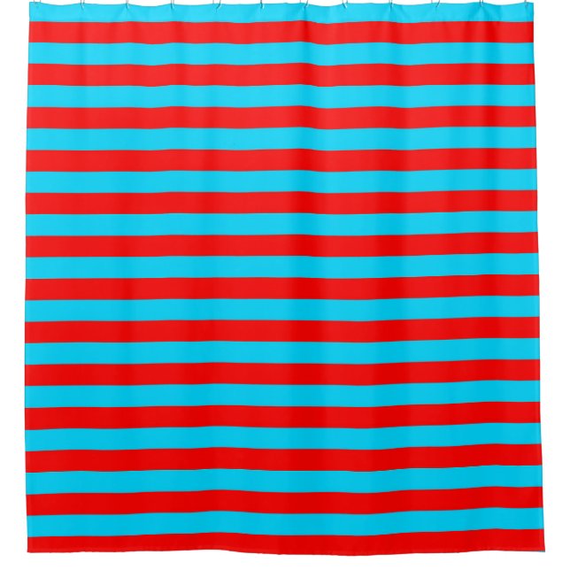Red Blue Stripes Design (Front)