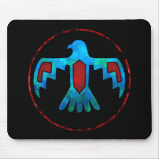 Red & Blue Thunderbird Mousepad