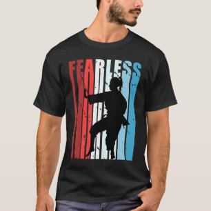 Red Blue White Karate Fierce Girls Birthday Compet T-Shirt