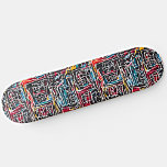 Red Blue Yellow Graffiti Skateboard<br><div class="desc">Red Blue Yellow Graffiti - - see my store for lots more great designs.</div>