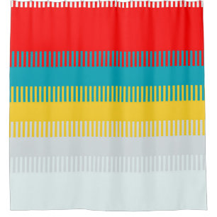 Red Blue Yellow White Grey Abstract Unique Pattern