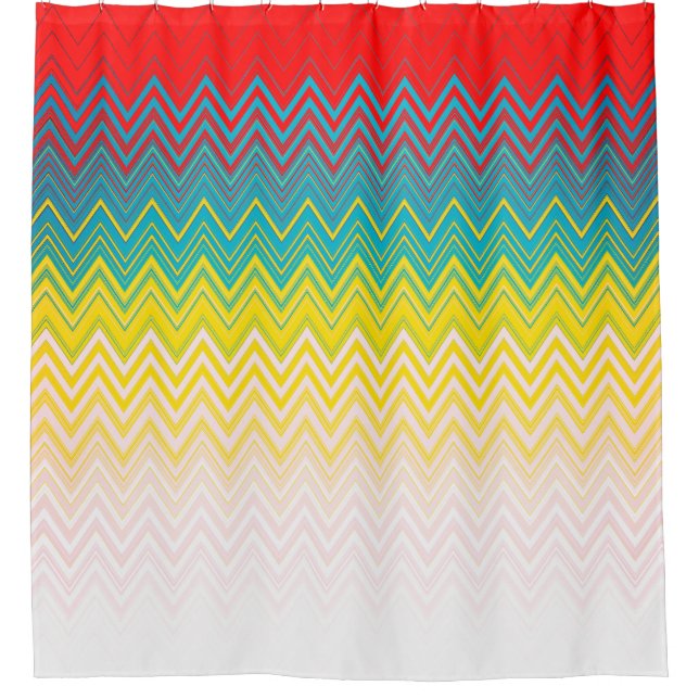 Red Blue Yellow White Zigzag (Front)