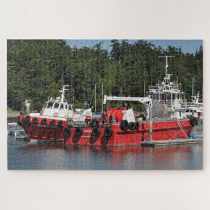 Red Boats Jigsaw Puzzle