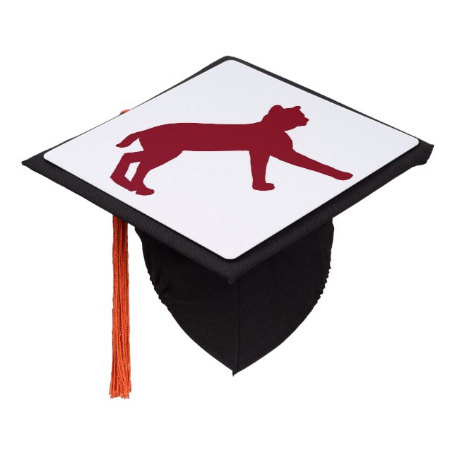 Red Bobcat cap topper (Angled)