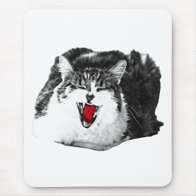 Red Boost, Shaded Desk Mouse Pad (Front)