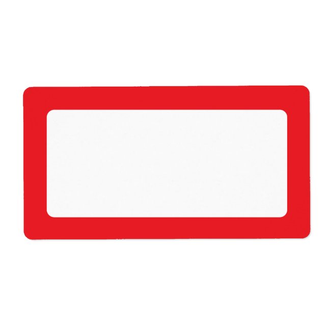 Red border blank (Front)
