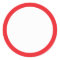 Red border blank