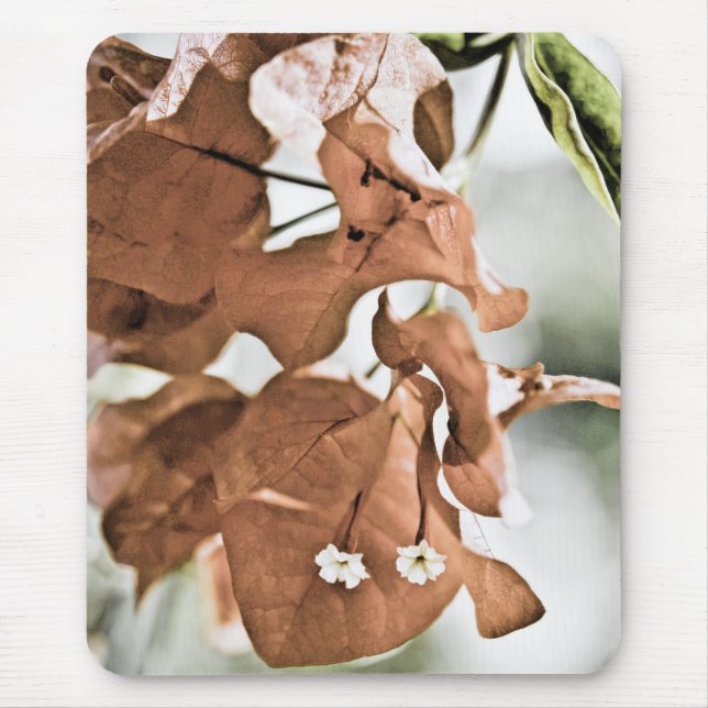 Red Bougainvillea Mouse Pad (Front)