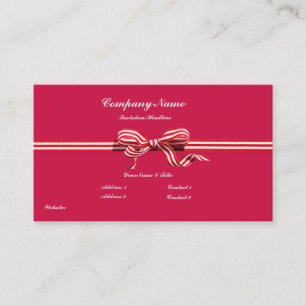 Red Bow Business Cards