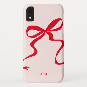 Red Bow Illustration Case-Mate Iphone XS iPhone XR Case