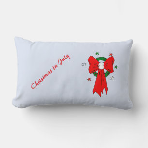 Red Bow -Throw Pillow