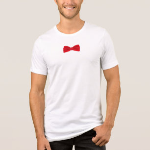 Red Bow Tie – Classic Fashion T-Shirt Tri-Blend Shirt