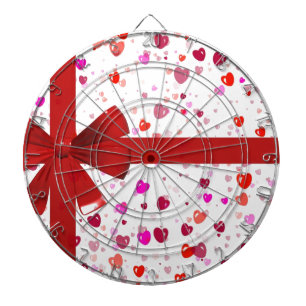 Red Bow Tie Destiny Congratulations Party Dartboard