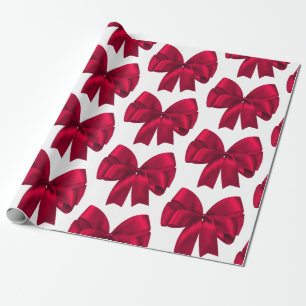 Red Bow Wrapping Paper