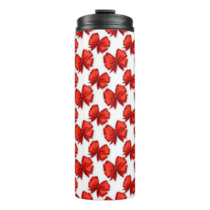 Red Bows Thermal Tumbler