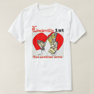 Red Boxing Gloves with Monarch Butterfly T-Shirt