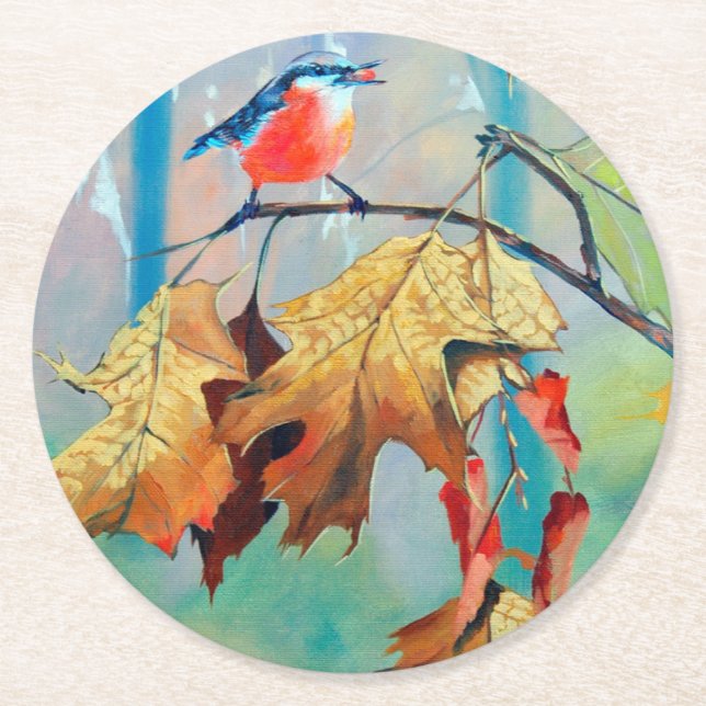 Red Breasted Coaster (Front)