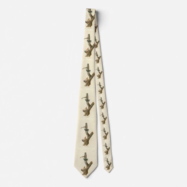 Red-breasted Nuthatch - Audubon's Birds of America Tie (Front)