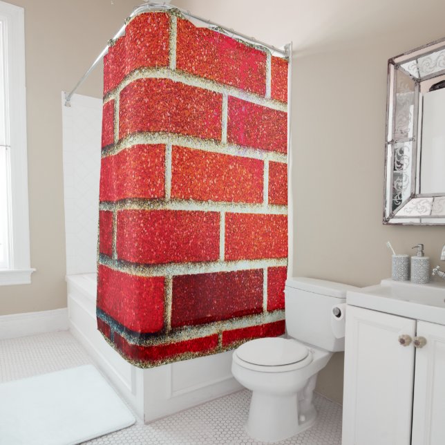 Red Brick & Glitter Holiday Party Modern Glam Chic (In Situ)