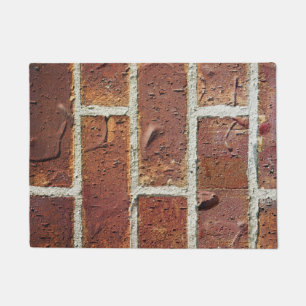 Red Brick Wall Doormat