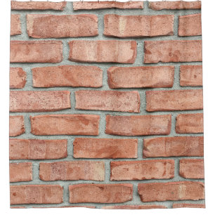 Red brick wall in the morning