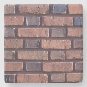 Red Brick Wall Square coaster