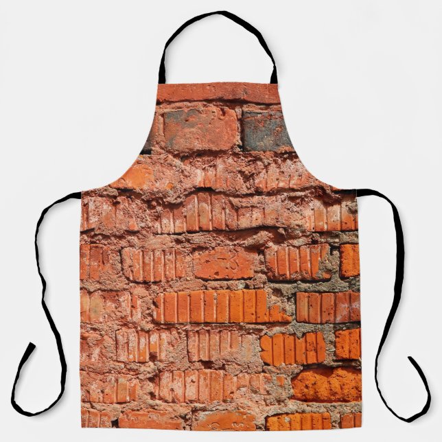 Red brick wall textureabandoned, aging, antique, a apron (Front)