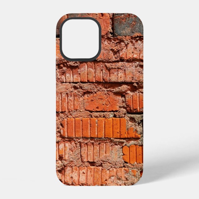 Red brick wall textureabandoned, aging, antique, a iPhone case (Back)