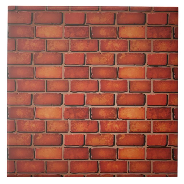 Red brick wall tile (Front)