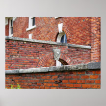 Red Brick Walls & Arches photo poster
