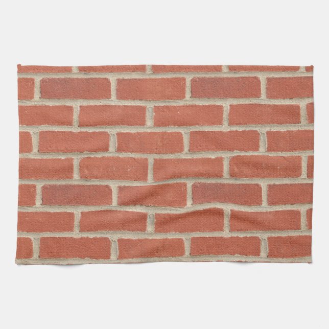 Red Bricks Kitchen Towel (Horizontal)