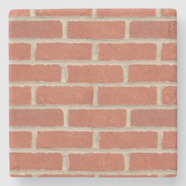 Red Bricks Stone Coaster (Front)