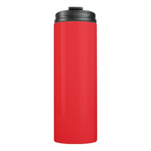 Red, bright red, solid color thermal tumbler