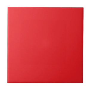 Red, bright red, solid color tile