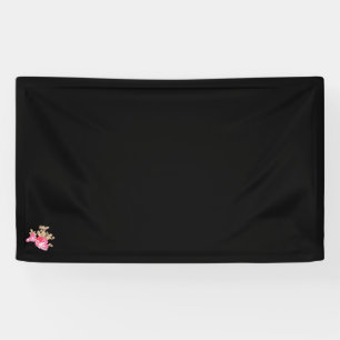 red, brown and pink illustration Vinyl Banner 