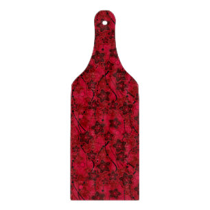 red brown floral rustic fashion pattern retro cutting board