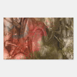 Red/Brown stone texture Sticker