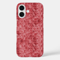Red bubble wrap pattern