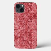 Red bubble wrap pattern Case-Mate iPhone case