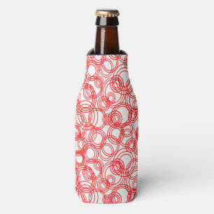 Red Bubbles Bottle Cooler