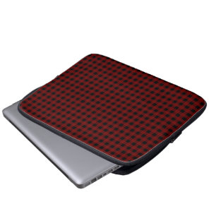 Red Buffalo Check Laptop Sleeve
