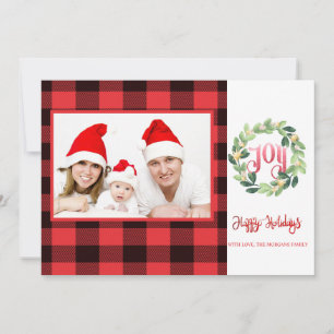 Red Buffalo Plaid,Branches, Photo