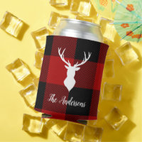 Red Buffalo Plaid & Deer | Personal Name Gift