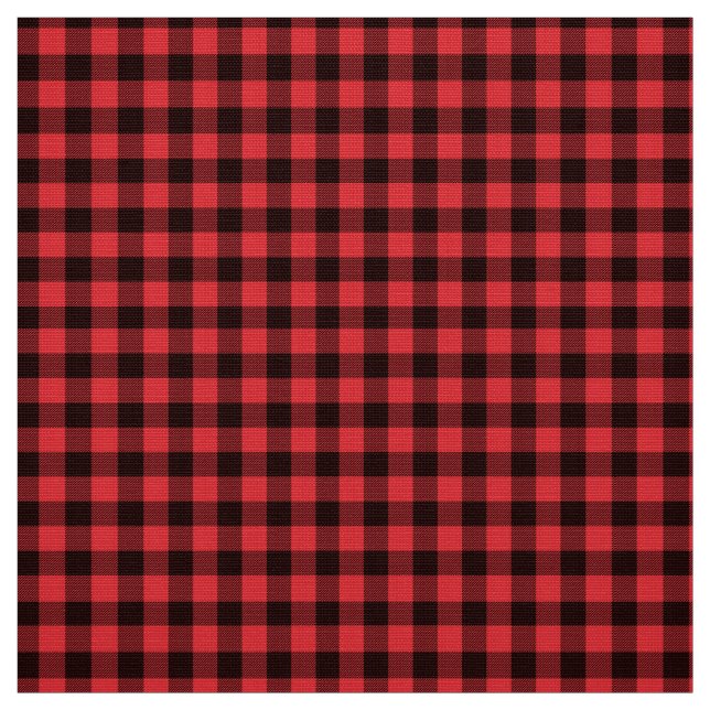 Red Buffalo Plaid Fabric (Swatch)