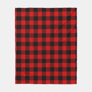 Red Buffalo Plaid Fleece Blanket