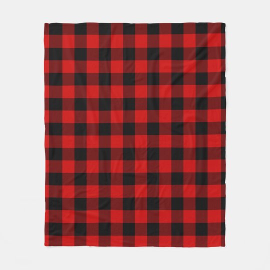Red Buffalo Plaid Fleece Blanket Zazzle.ca