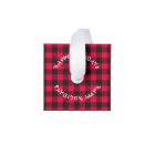 Red Buffalo Plaid Grandes-parents 4 Photo Noël